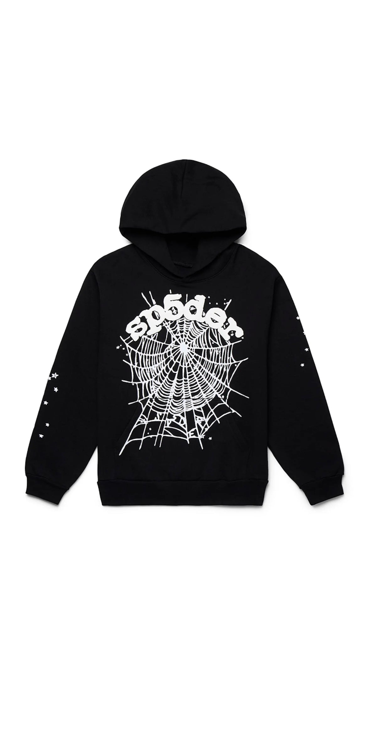 Black OG web spider hoodie