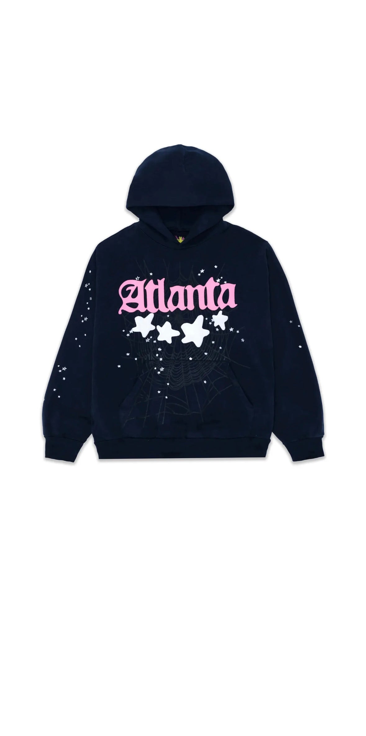 Navy Atlanta spider hoodie