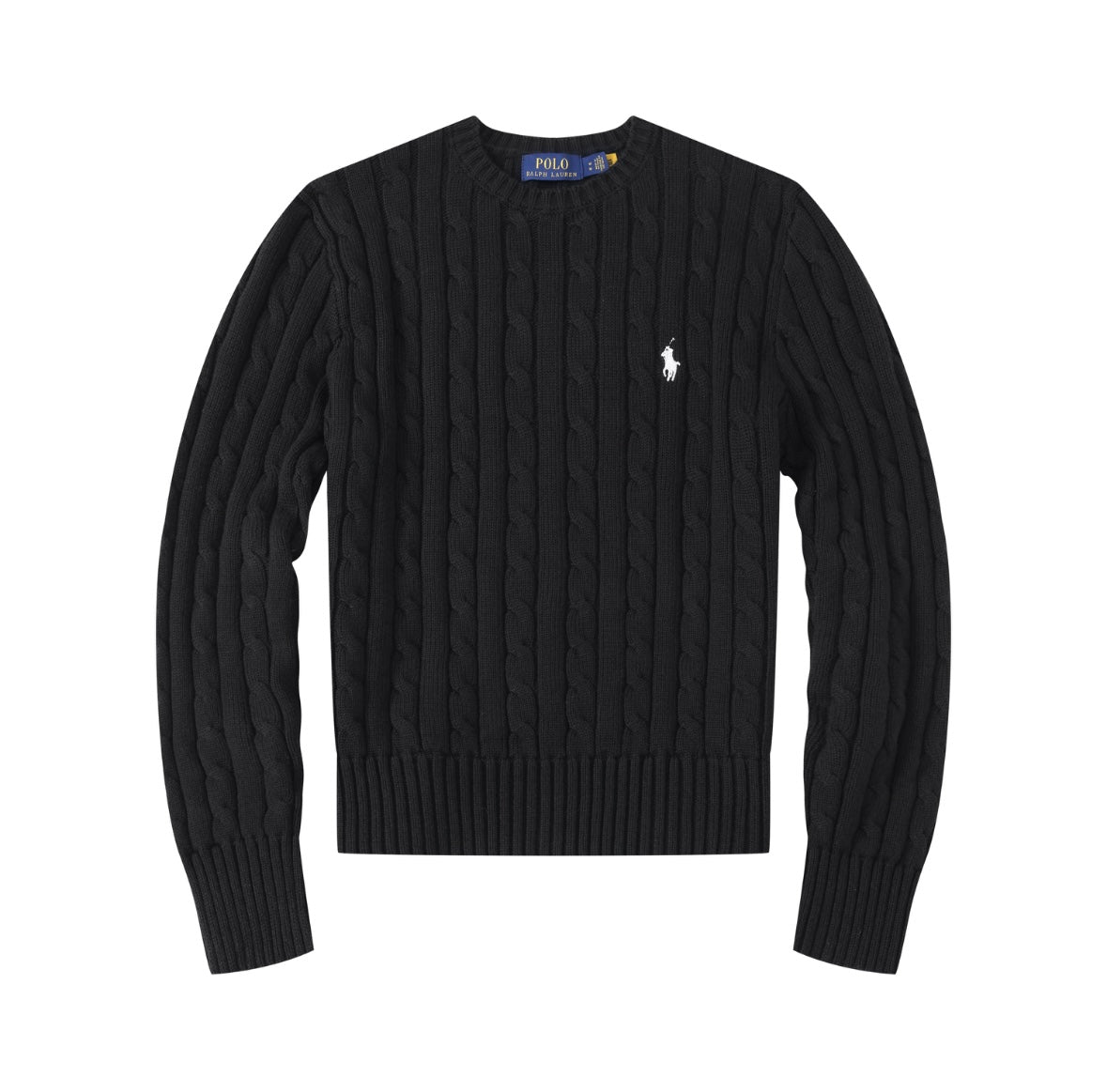 Black Polo knitted sweater